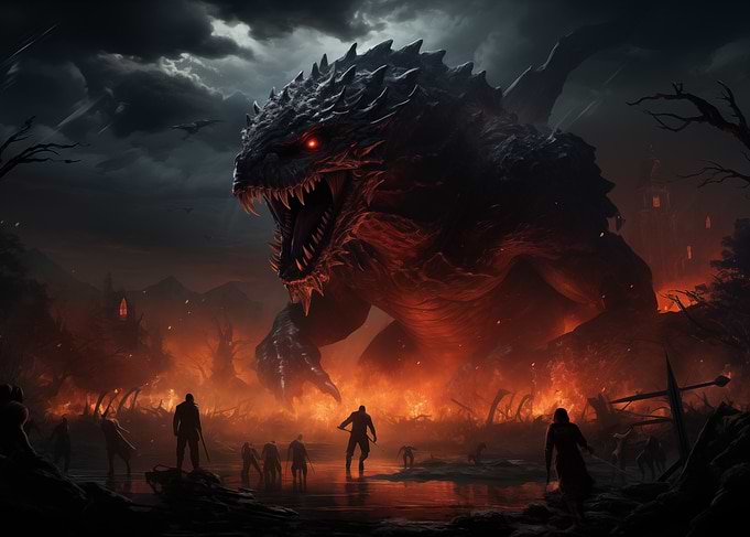 fight with the dragon