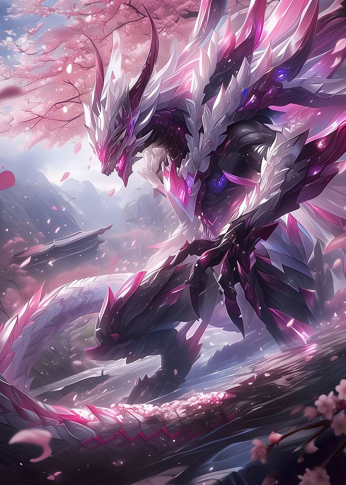 Cherry Blossom Dragon