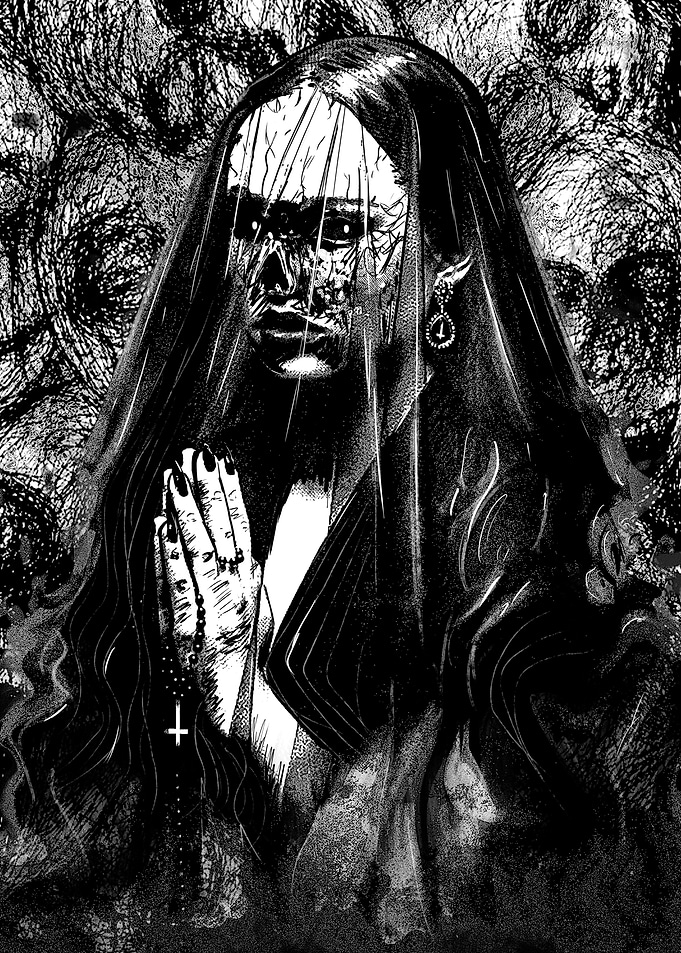 Creepy haunting Ghost