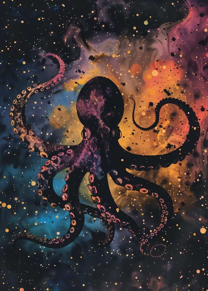 Octopus Silhouette Galaxy