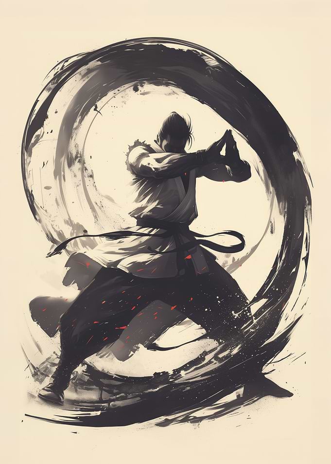 Vintage Martial Arts Enso