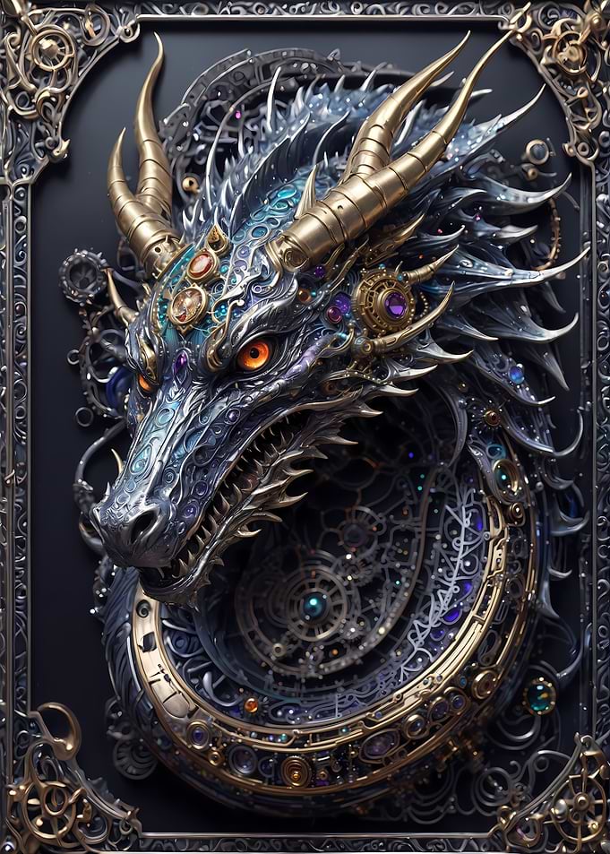 Futuristic Dragon Emperor
