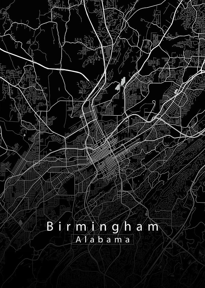 Birmingham Alabama Map