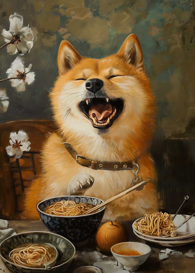 Shiba Inu Ramen Noodles