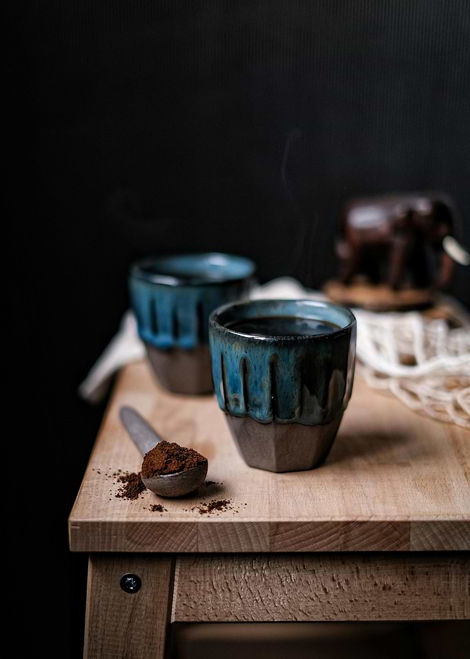 Glass nature coffee