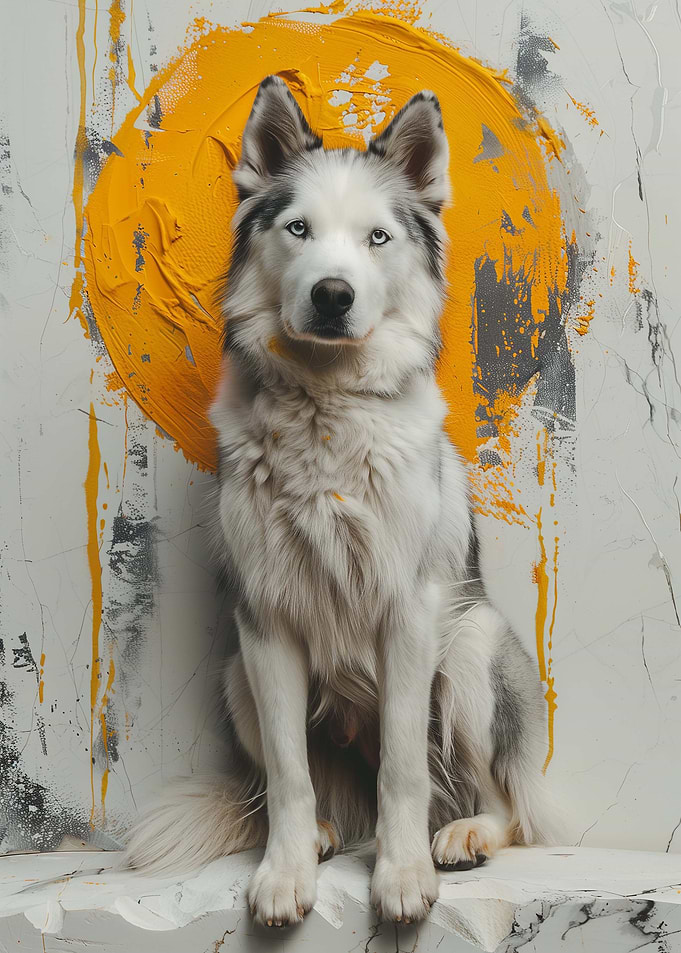 Regal Husky Portrait