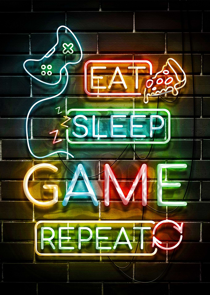 Funny Gamer Life Cycle