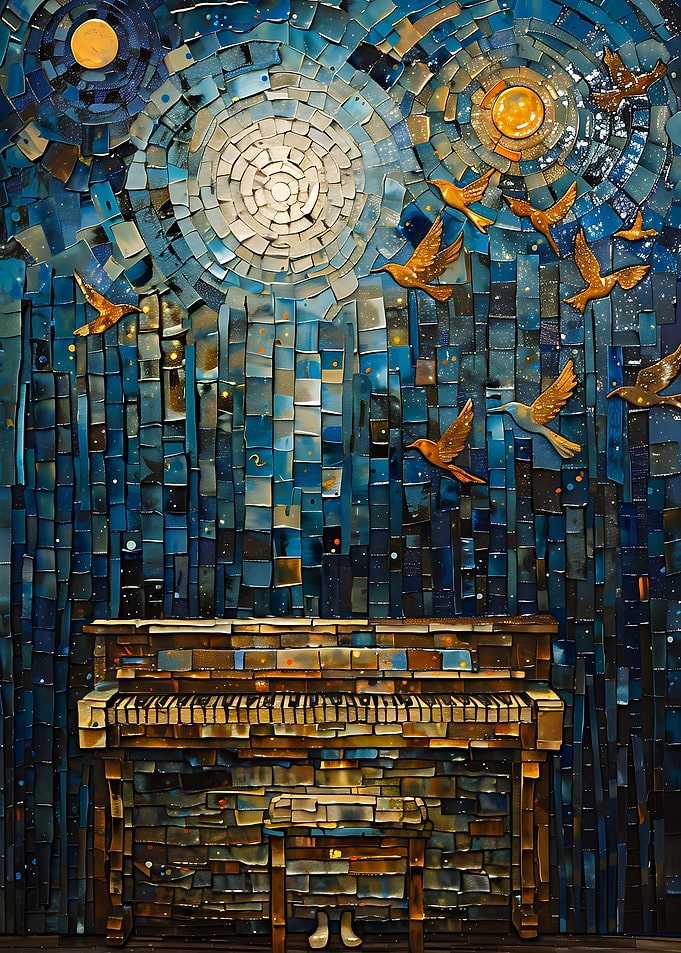 Birds on Piano