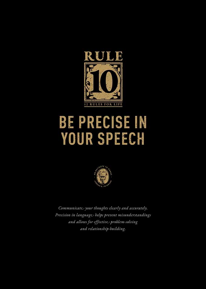 RULE 10 Jordan Peterson