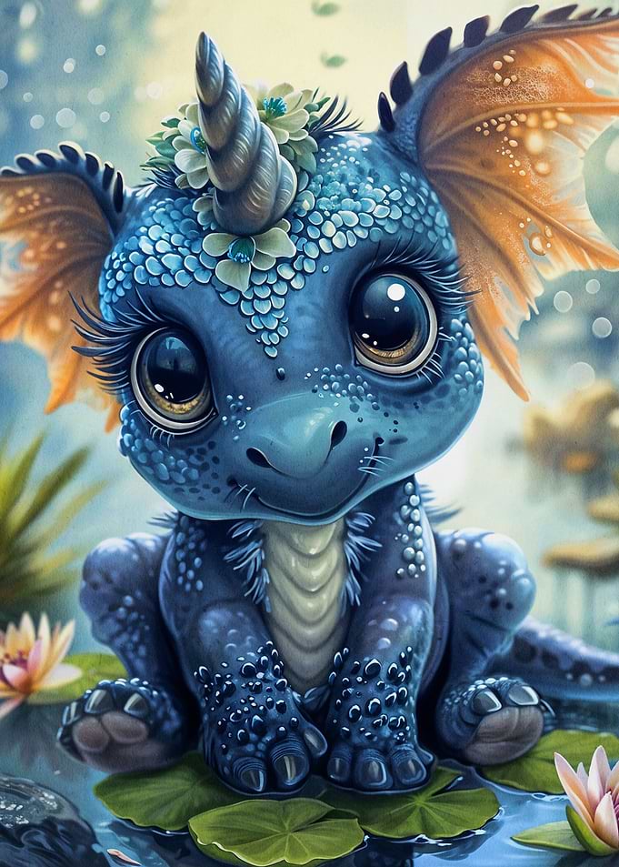 cute dragon animal