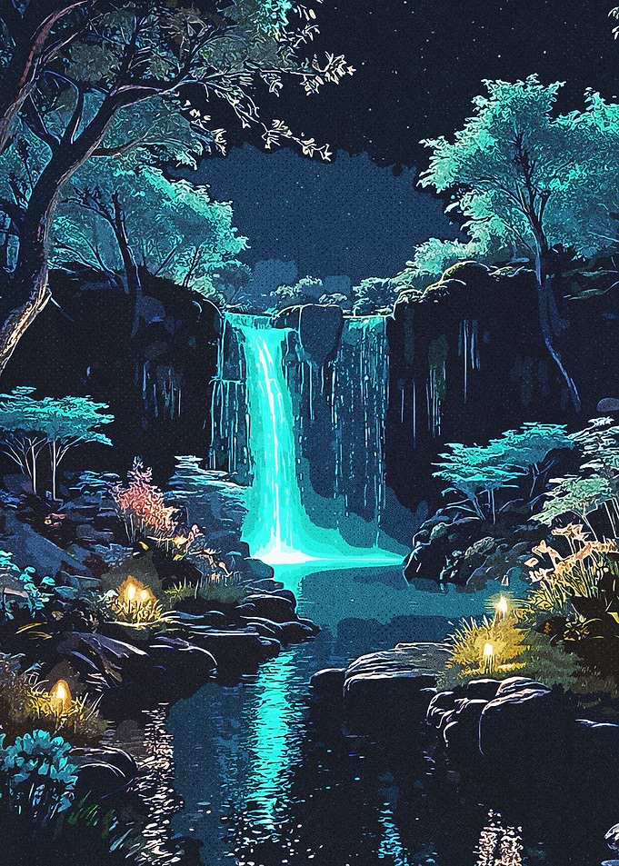 Green Waterfall