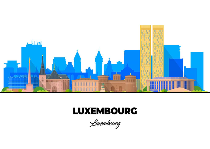 Luxembourg Skyline