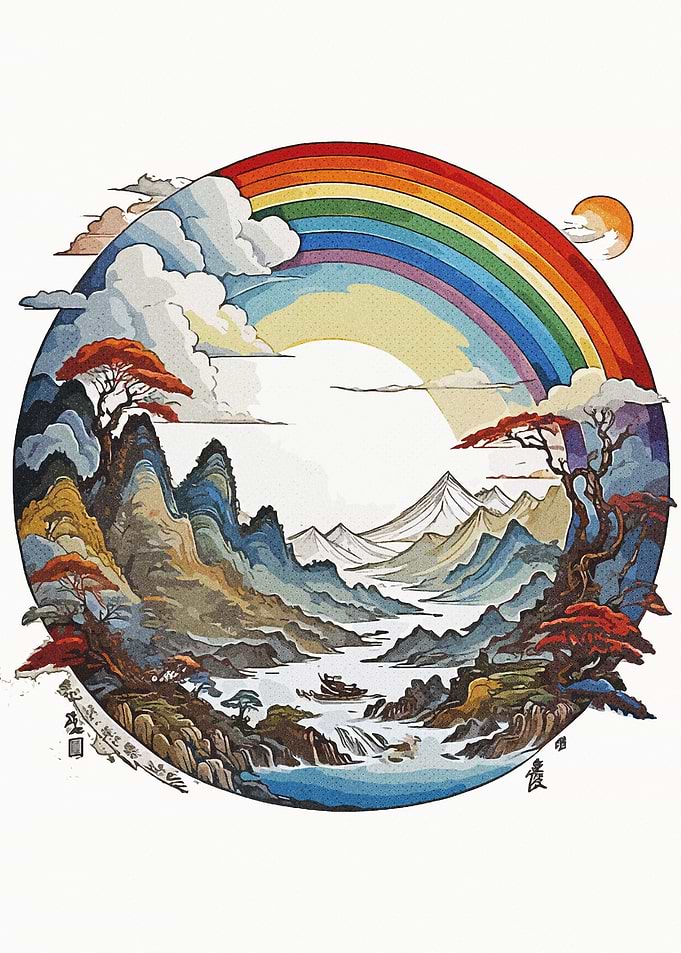 Rainbow Minimalis
