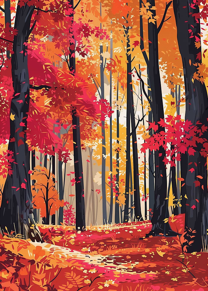 Pop Art Autumn Splendor