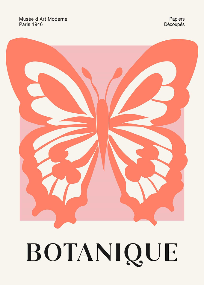 Peach Fuzz Butterfly