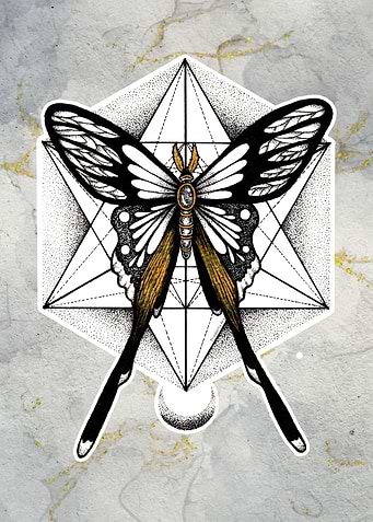 Butterfly in Gold