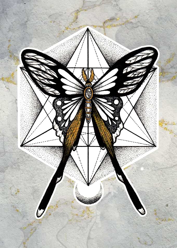 Butterfly in Gold