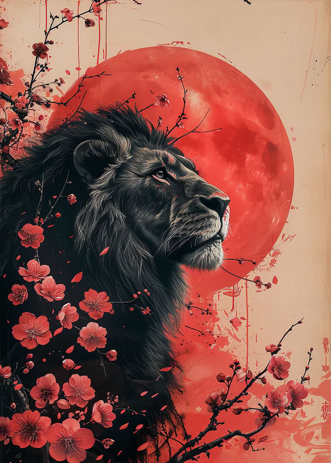 Lion Japanese Japan