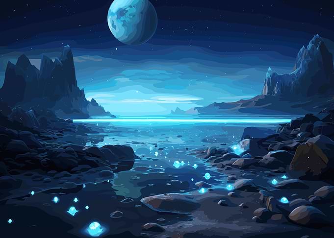 Space Fantasy Landscape