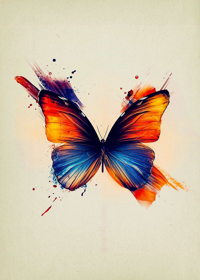 watercolor butterfly
