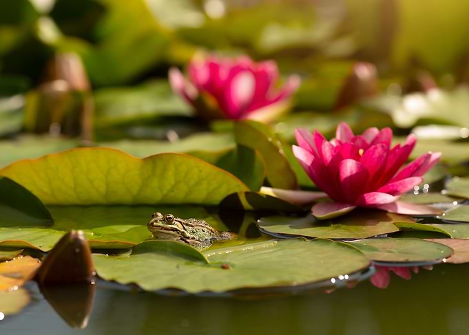Frog and Lily