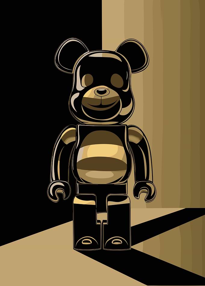 Golden bearbrick