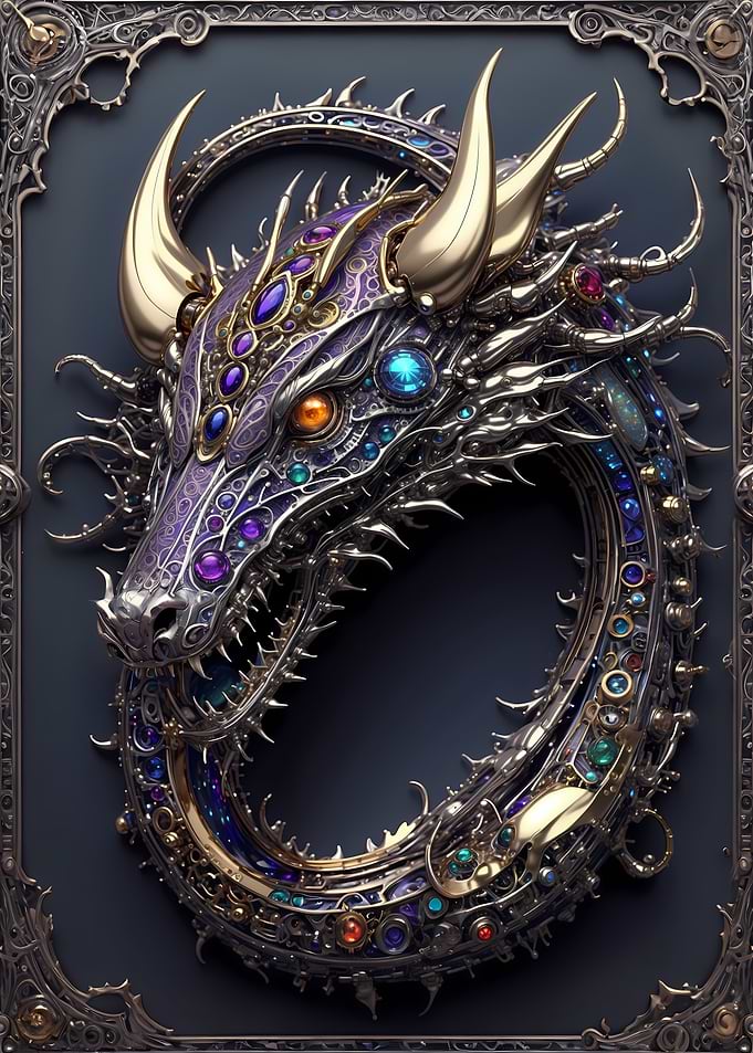 Gemstone Cyber Dragon