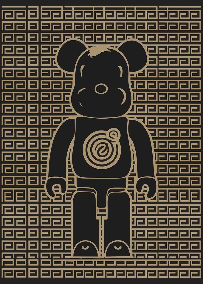 Golden bearbrick