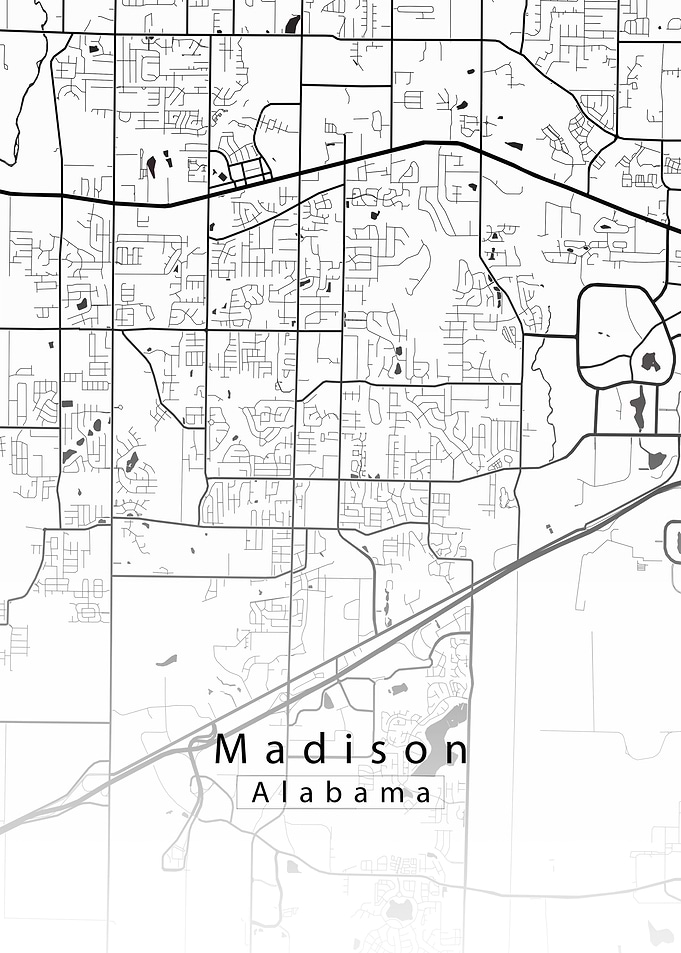 Madison Alabama City Map