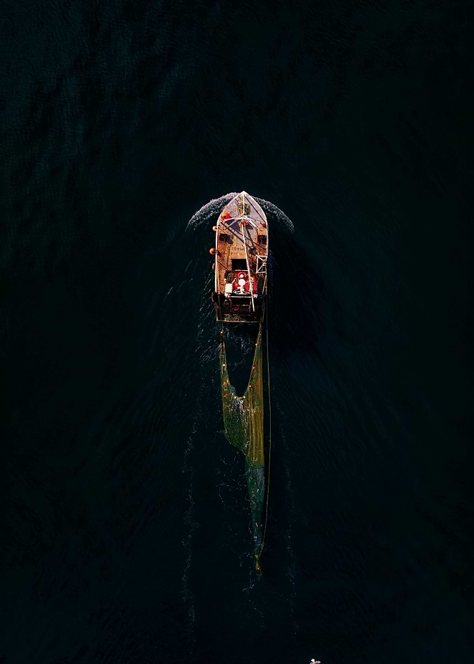 boat in sky