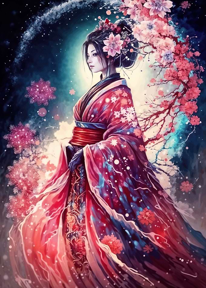 Geisha Cherry Blossom
