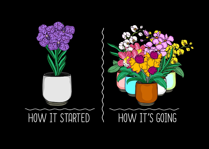 Funny Orchid Lover Women