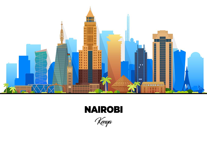 Nairobi Kenya Skyline