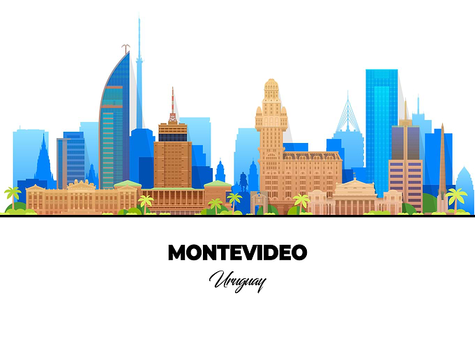 Montevideo Uruguay Skyline