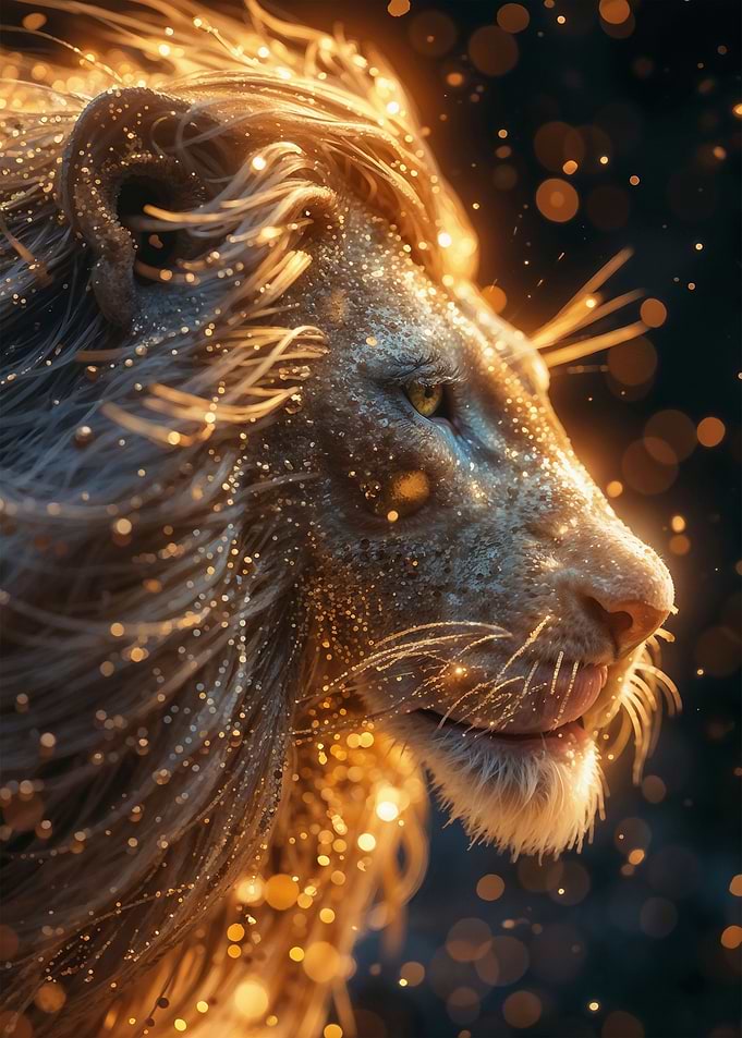 Black and Gold Lions