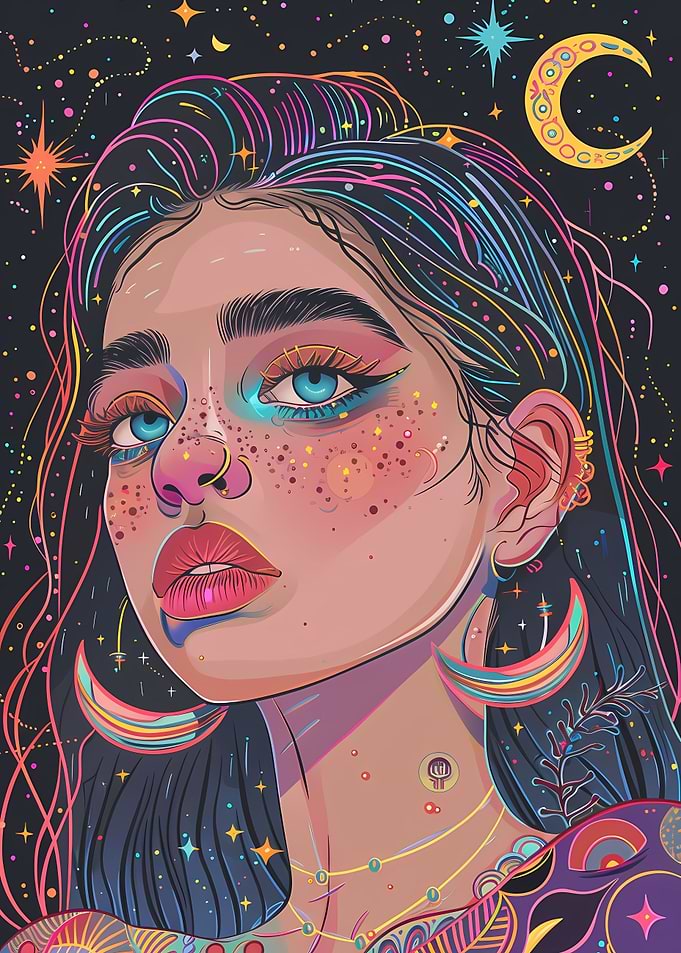 Space Galaxy Woman