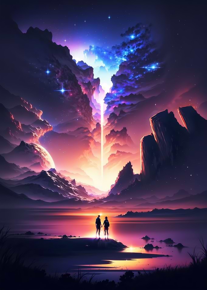 Couple Nebula Dream