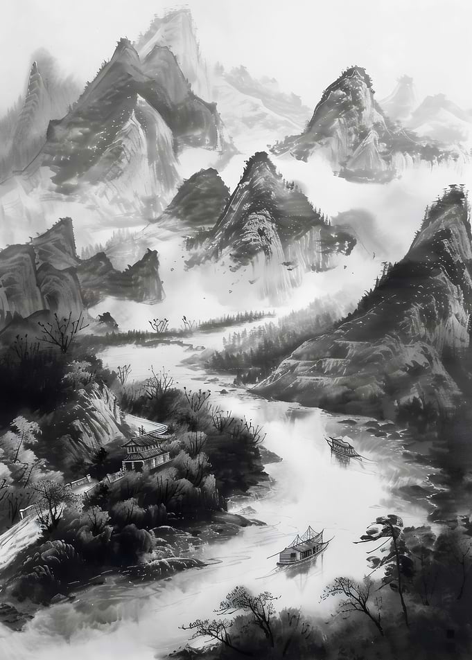 Mystical Traditional Scene