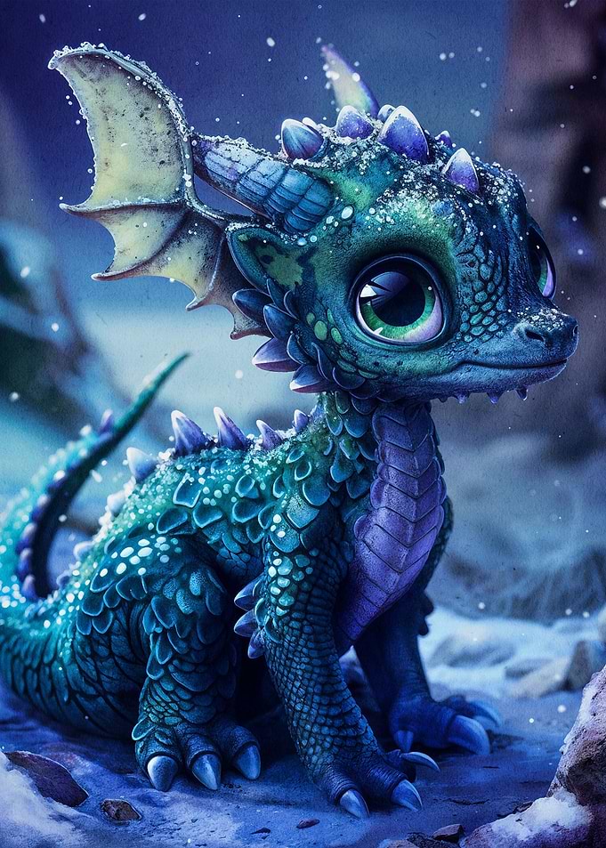 cute dragon animal
