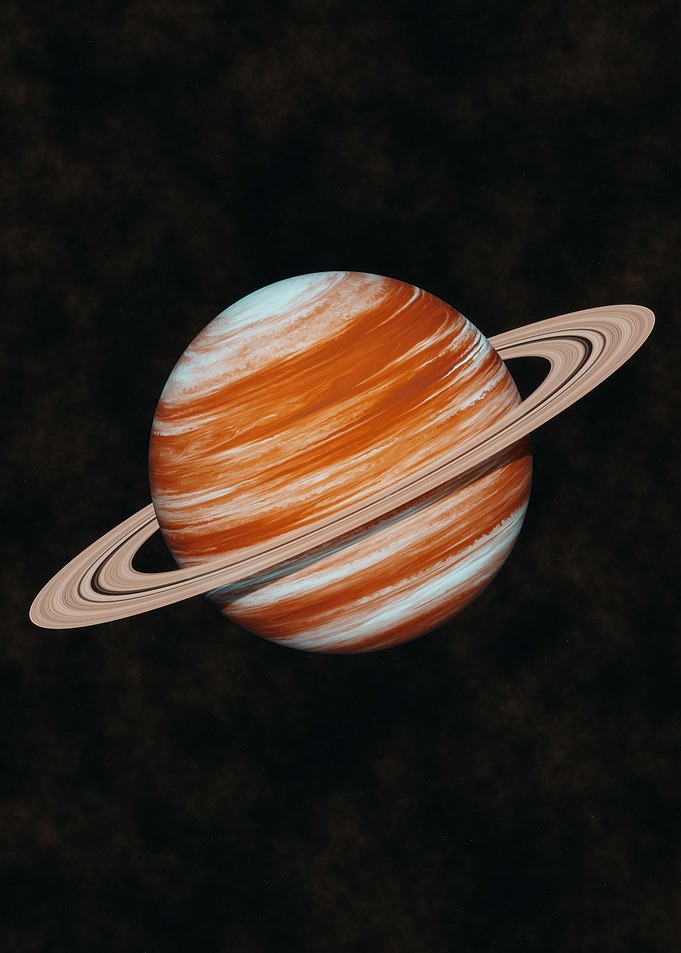 Orange Gas Giant