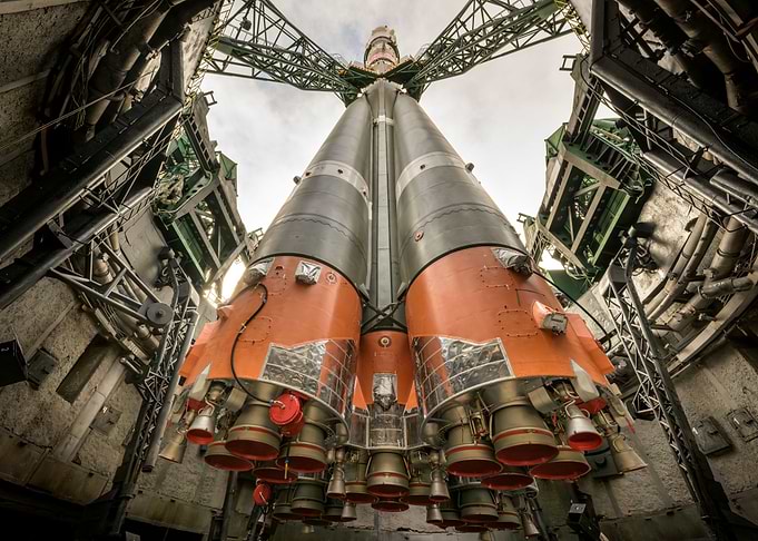 Soyuz Rocket Rollout
