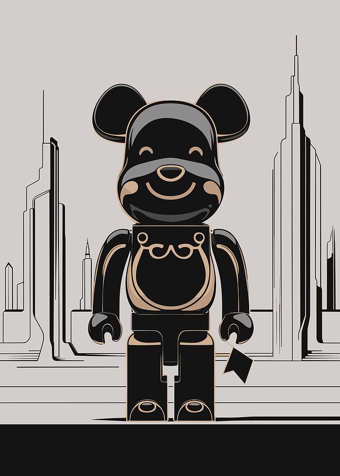 Bearbrick golden