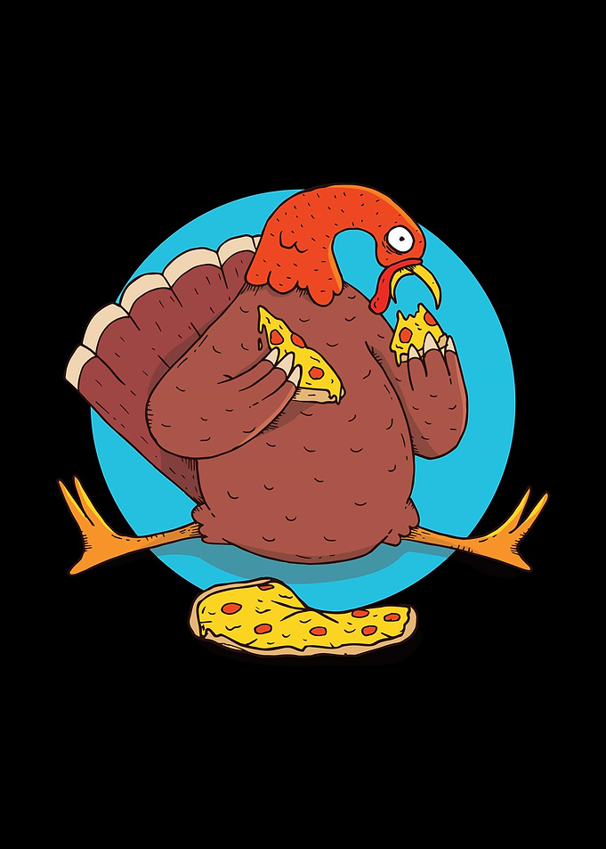 Turkey Eating Italian