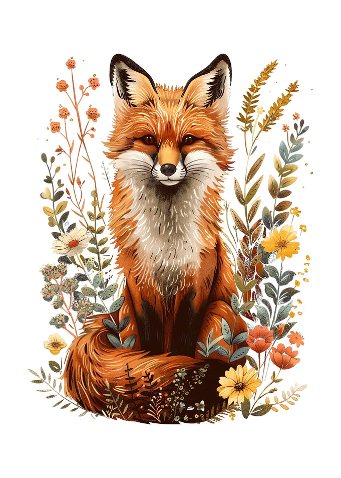 Cottagecore Fox