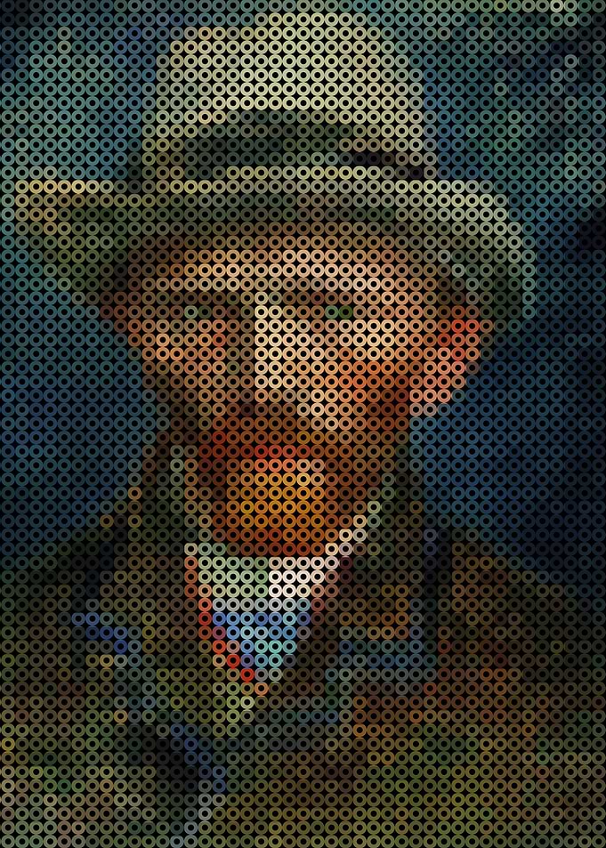 SelfPortrait with Grey