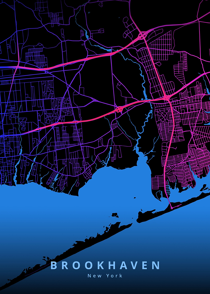 Brookhaven NY map