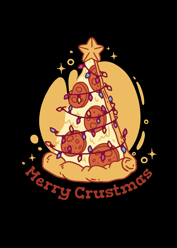 Pizza Merry Christmas