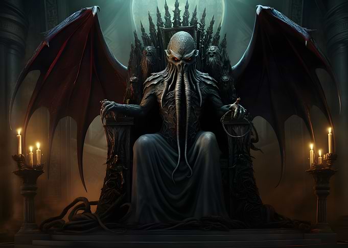 Cthulhu God Ruler Throne