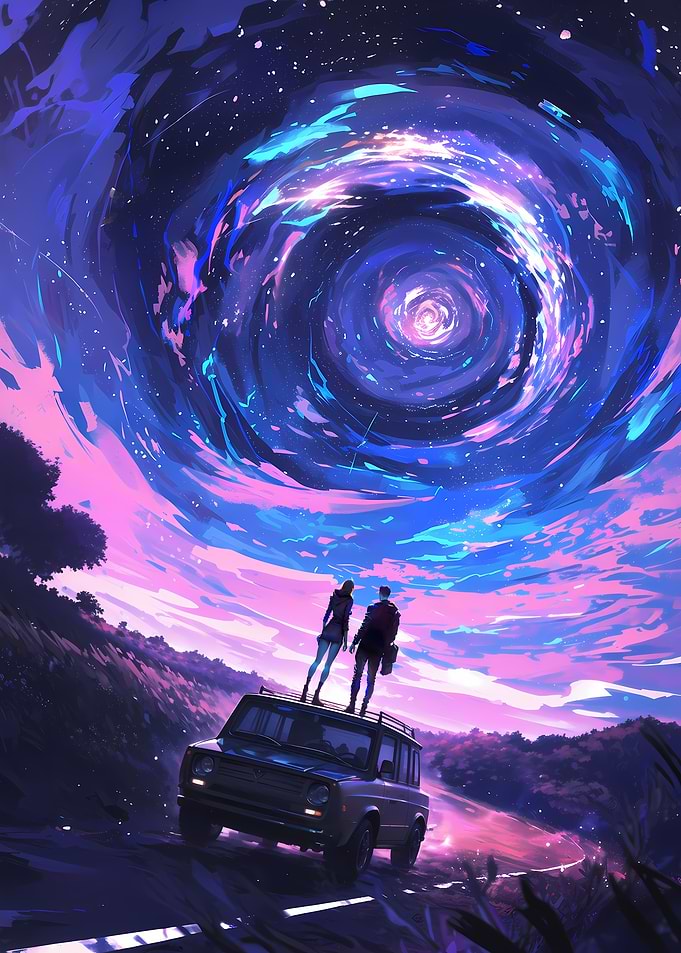 Starlit Vortex Black H