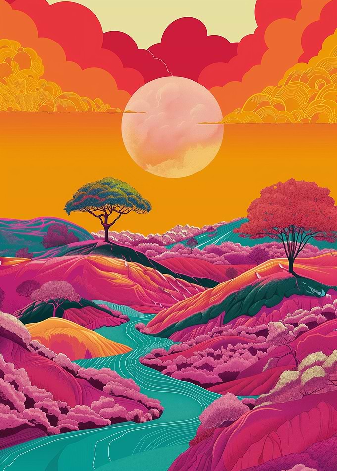 Colorful Retro Fantasy